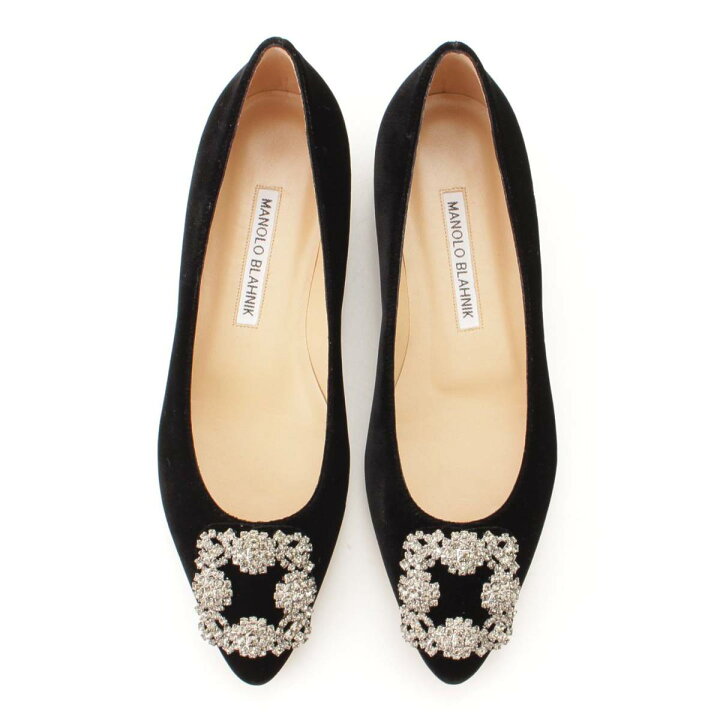 楽天市場】【マノロ ブラニク】Manolo Blahnik ハンギシ ベロア 