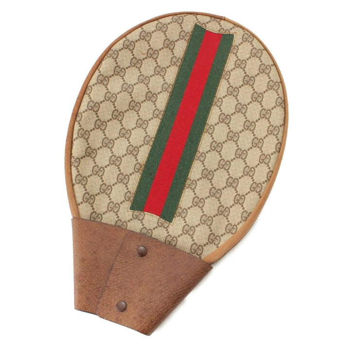 楽天市場】【グッチ】Gucci オールド テニス ラケット カバー ケース 