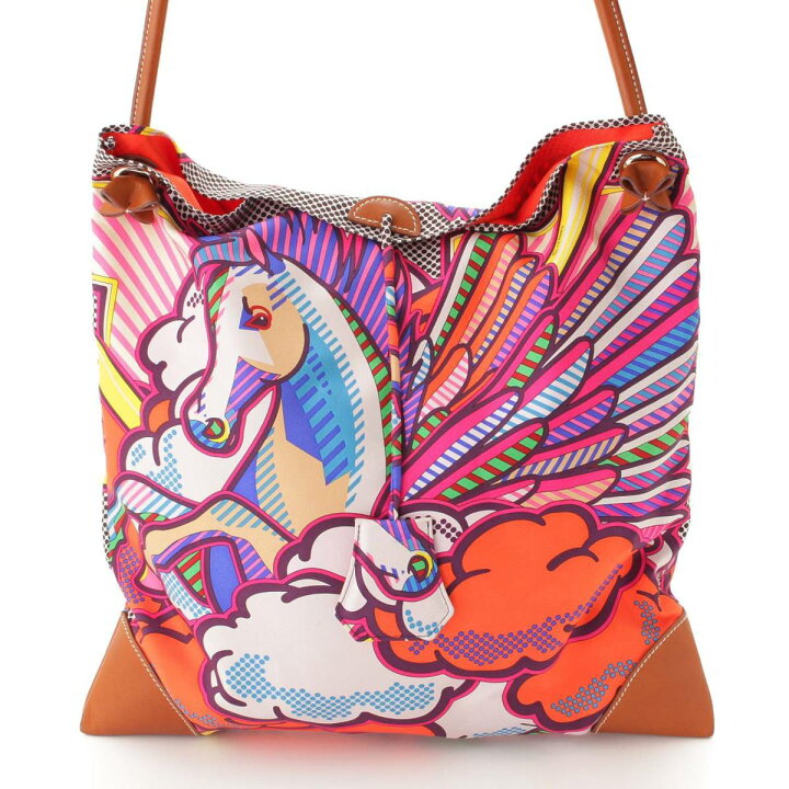 楽天市場】【エルメス】Hermes シルキーシティPM ペガサスポップ 