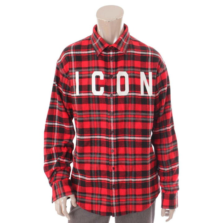 楽天市場】【ディースクエアード】Dsquared ICON チェックシャツ 