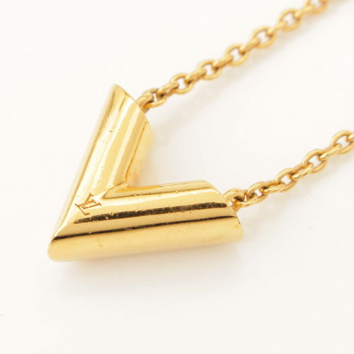 ルイヴィトン Louis ネックレス Vuitton ゴールド エセンシャルv ルイヴィトン Louis ネックレス Vuitton ゴールド エセンシャルv