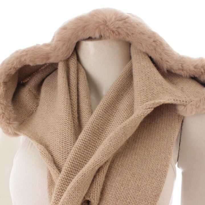 楽天市場】【マックス マーラ】Max mara フード付ストール ラビット 
