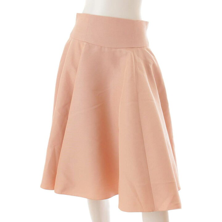 楽天市場 フォクシー Foxey 18年 Lady Flare レディ フレア スカート ベージュ 40 中古 鑑定済 正規品保証 Retro