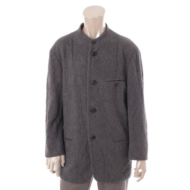 楽天市場】【イッセイミヤケ】Issey miyake ウール スタンドカラー  