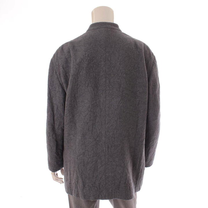 楽天市場】【イッセイミヤケ】Issey miyake ウール スタンドカラー 