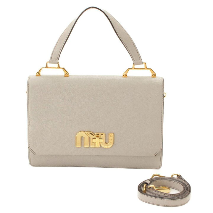 楽天市場】【ミュウミュウ】Miu Miu レザー 2WAY ショルダーバッグ 