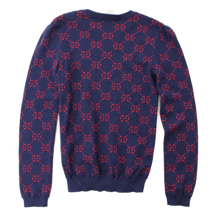 楽天市場】【グッチ】Gucci キッズ GG柄 ラメ ニット セーター 