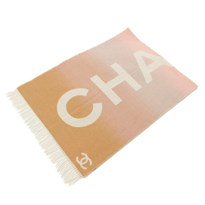 楽天市場】【シャネル】Chanel 21AW カシミヤ ウール ロゴ 大判  