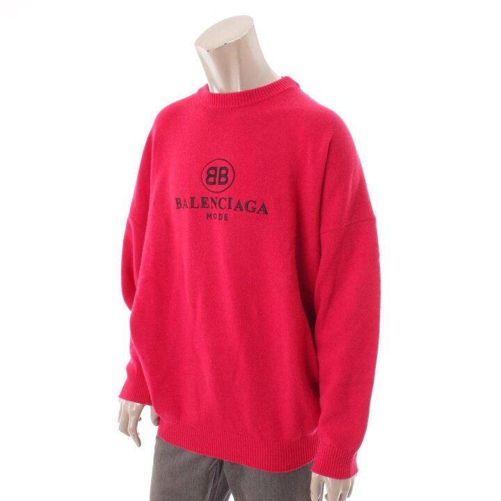 楽天市場】【バレンシアガ】Balenciaga カシミヤ混 ロゴエンブロイ 