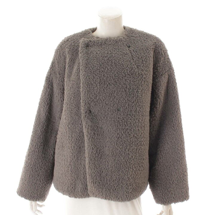 楽天市場】【ハイク】HYKE FAUX SHEARLING JACKET ボア ジャケット 