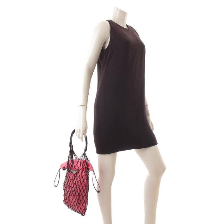 楽天市場】【プラダ】Prada RETE TESSUTO メッシュ トートバッグ 