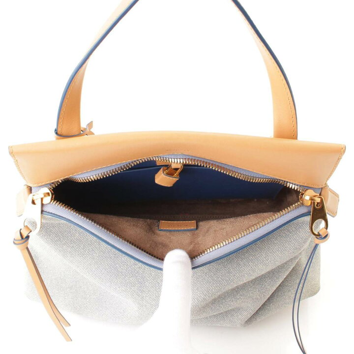 中古】AGNONA(アニオナ) ショルダーバッグ 2way/斜めがけ ブラウン  