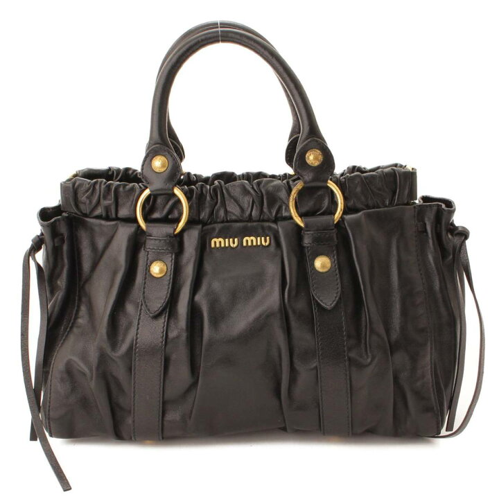 楽天市場】【ミュウミュウ】Miu Miu ヴィッテロ ルクス ギャザー2WAY  