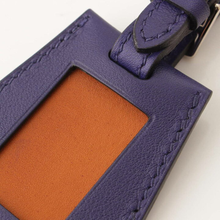 楽天市場】【エルメス】Hermes レザー ネームホルダー ネームタグ 