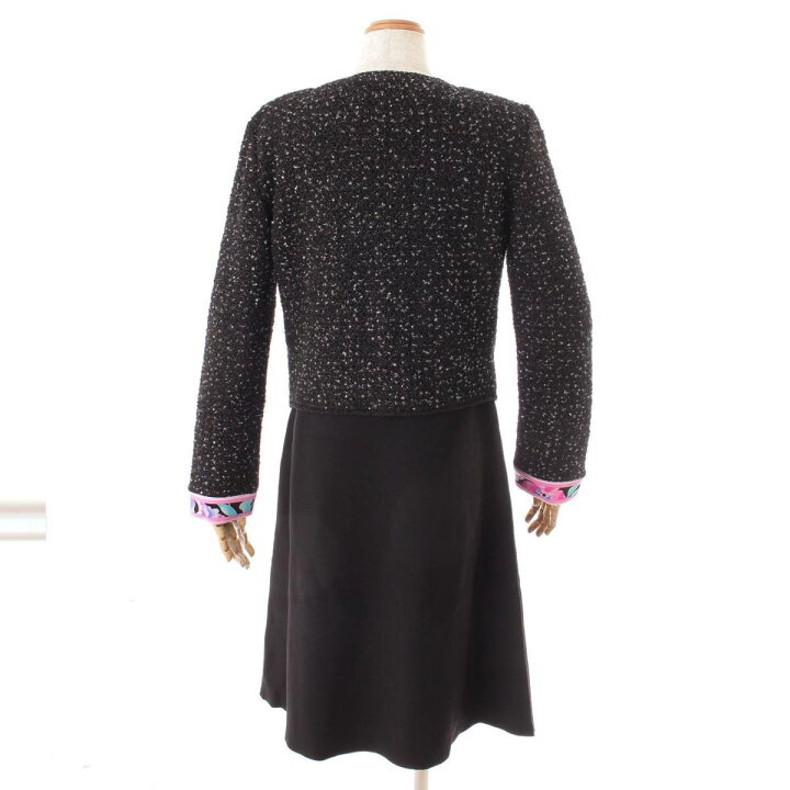 楽天市場】【レオナール】LEONARD 花柄 ツイード ジャケット  