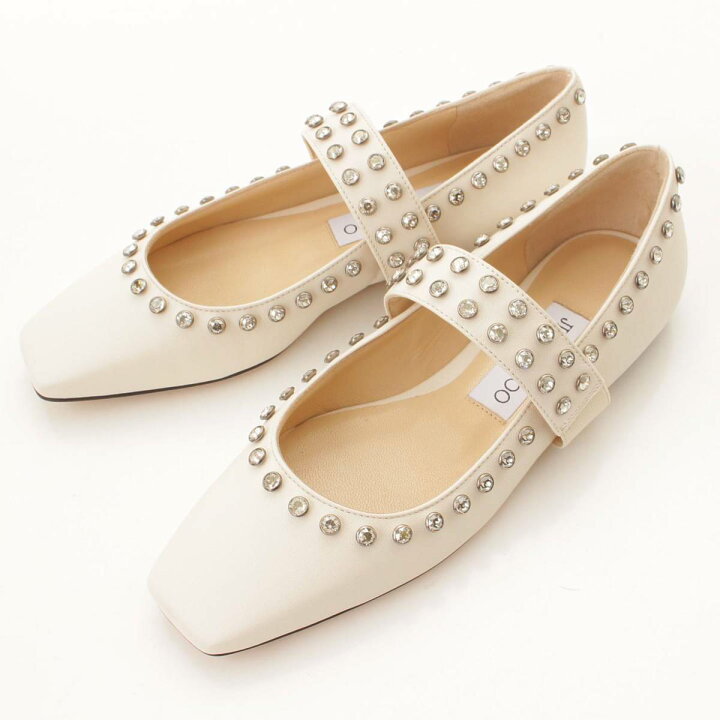 楽天市場】【ジミーチュウ】Jimmy Choo MINETTE FLAT NAPPA CRYSTALS 