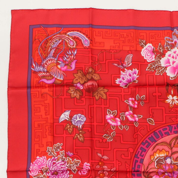 楽天市場】【エルメス】Hermes カレ90 シルクスカーフ TURANDOT  