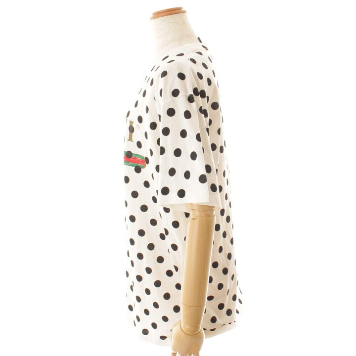 楽天市場】【グッチ】Gucci シェリーライン ドット柄 Tシャツ 