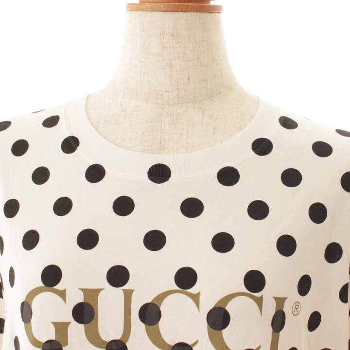 楽天市場】【グッチ】Gucci シェリーライン ドット柄 Tシャツ 