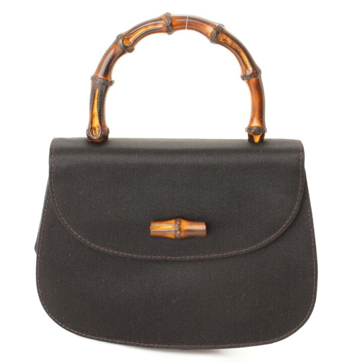 楽天市場】【グッチ】Gucci バンブー ミニ サテン ハンドバッグ ミニ  