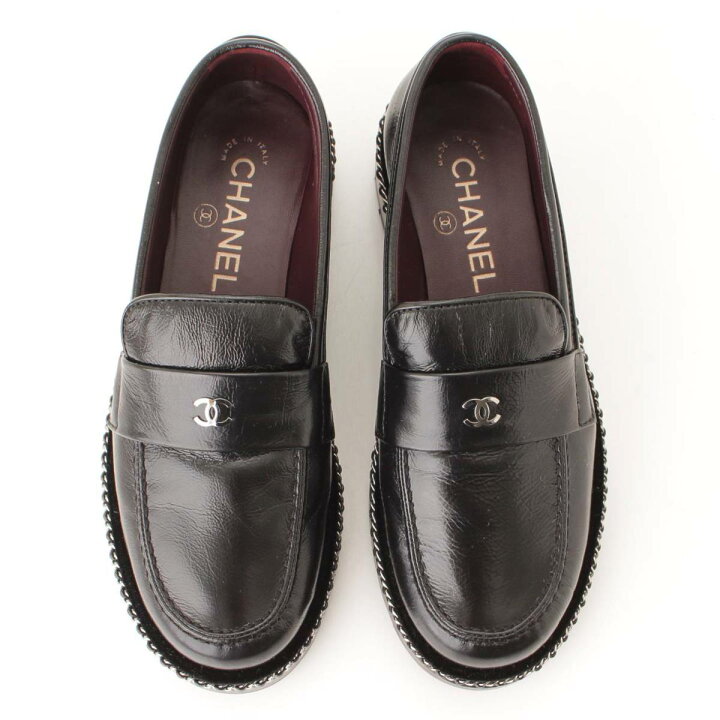 楽天市場】【シャネル】Chanel 17B ココマーク レザー チェーン 