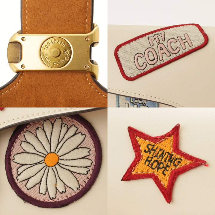 楽天市場】【コーチ】Coach kokiコラボ タビー Tabby ワッペン レザー 