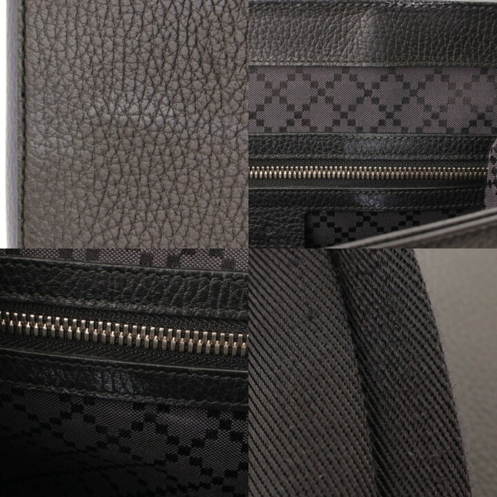 楽天市場】【グッチ】Gucci バイカラー スクエア レザー バックパック 
