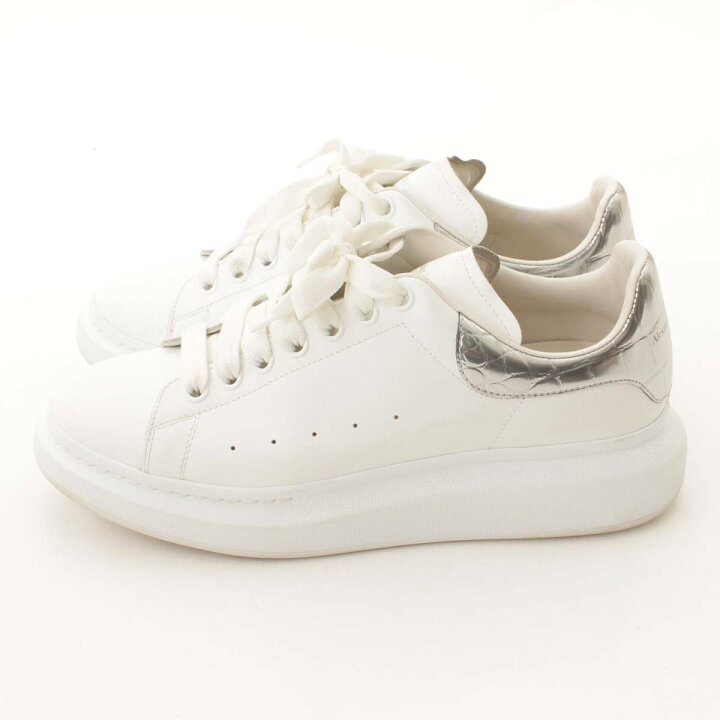 20038円 超熱 Alexander McQueen メンズ LARRY ラリー バイカラー スニーカー 625162 ホワイト シルバー 42 161648 20038円 超熱 Alexander McQueen メンズ LARRY ラリー バイカラー スニーカー 625162 ホワイト シルバー 42 161648