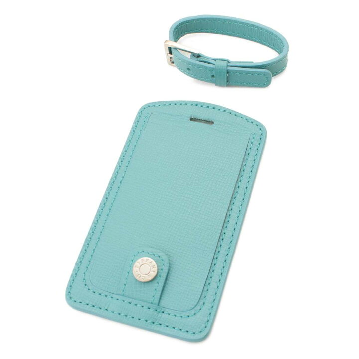 楽天市場】【ティファニー】Tiffany レザー ラゲージタグ ネームタグ 