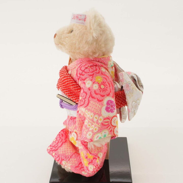 楽天市場】【シュタイフ】Steiff 着物 飾台付き テディベア ぬいぐるみ 