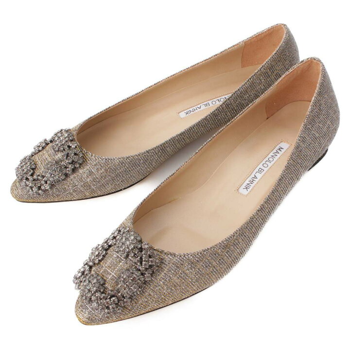 楽天市場】【マノロブラニク】Manolo Blahnik ハンギシ ビジュー 