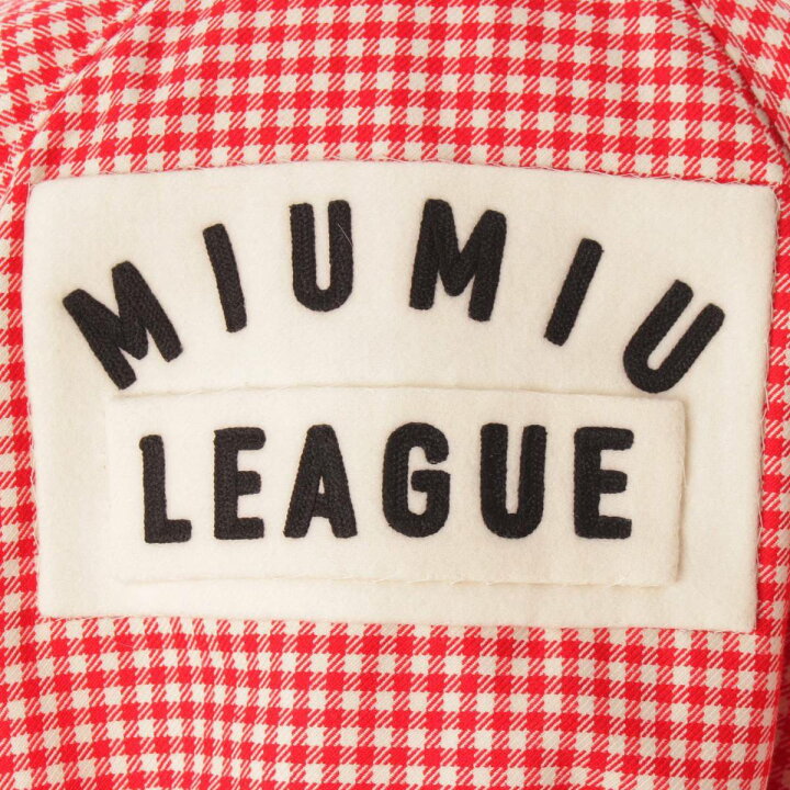 楽天市場】【ミュウミュウ】Miu Miu 21年 ギンガムチェック クロップド 