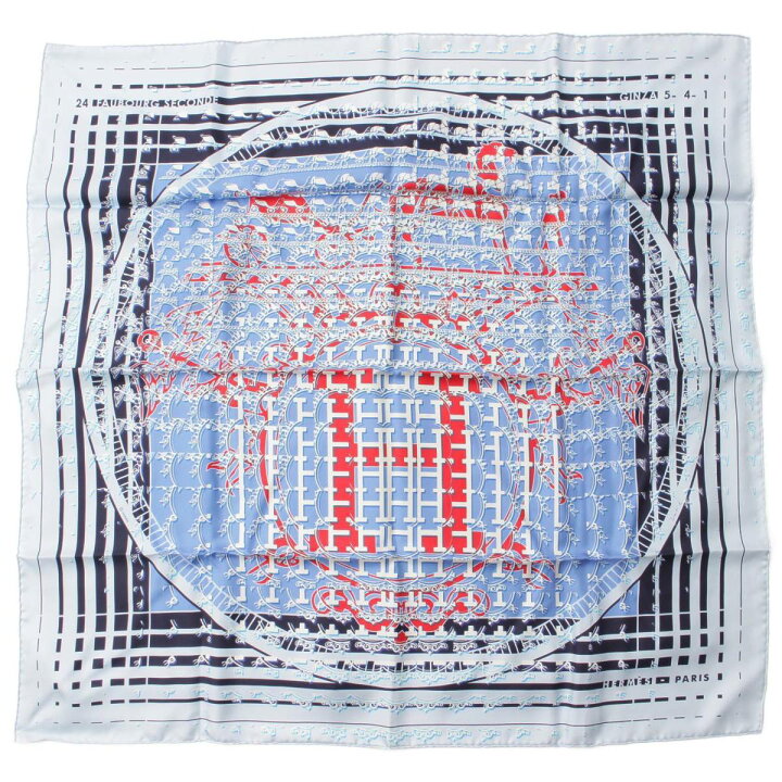 楽天市場】【エルメス】Hermes カレ90 シルクスカーフ 24 FAUBOURG  