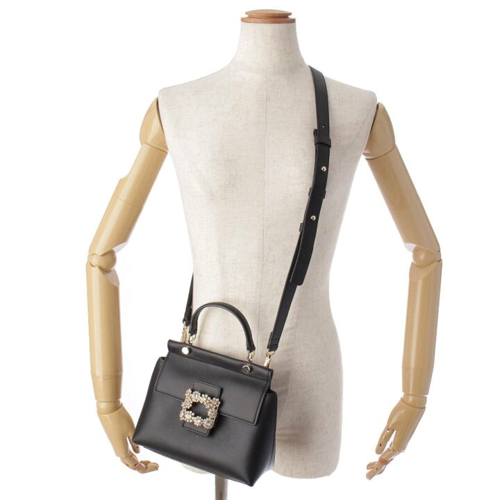 楽天市場】【ロジェヴィヴィエ】Roger Vivier ヴィヴ カバミニ レザー 