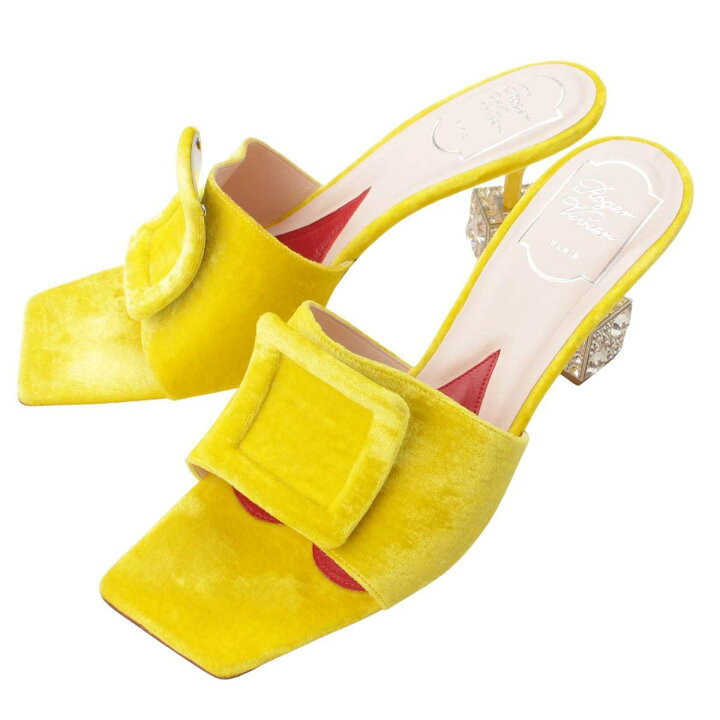 楽天市場】【ロジェヴィヴィエ】Roger Vivier キューブストラスヒール 