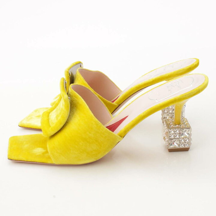 楽天市場】【ロジェヴィヴィエ】Roger Vivier キューブストラスヒール 