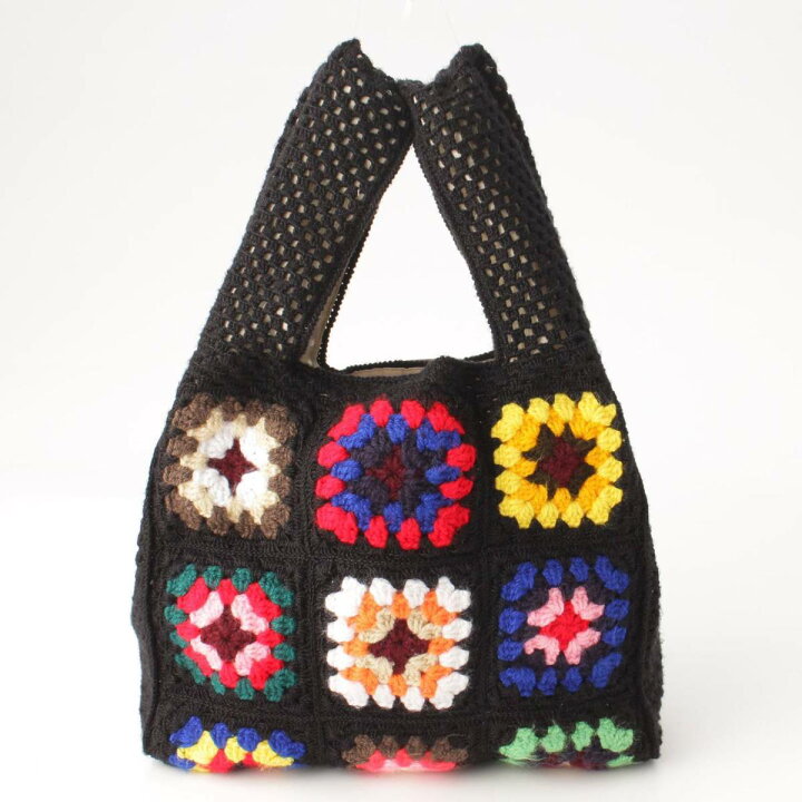 楽天市場】【マルニ】Marni フラワー ニット フィッシュ ロゴ トート 