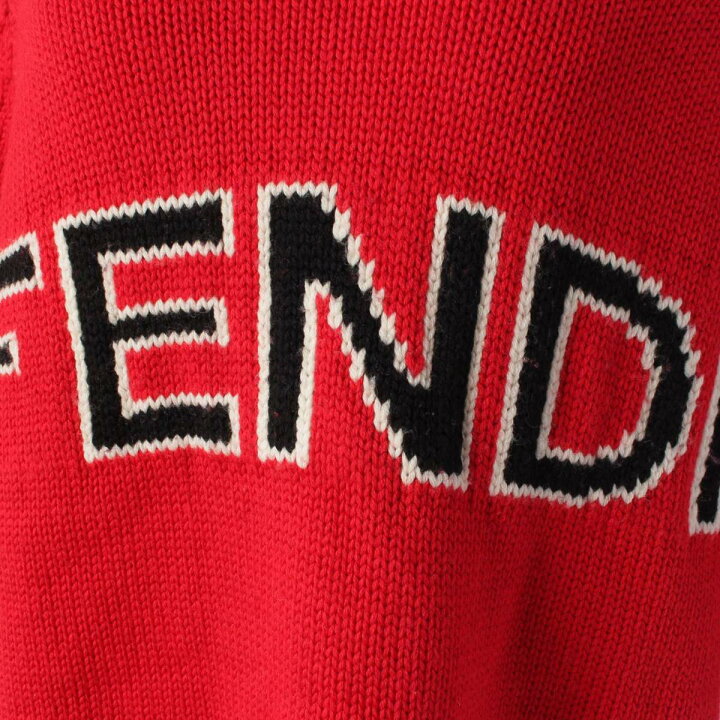 楽天市場】【フェンディ】Fendi ロゴ タートルネック ニット トップス 