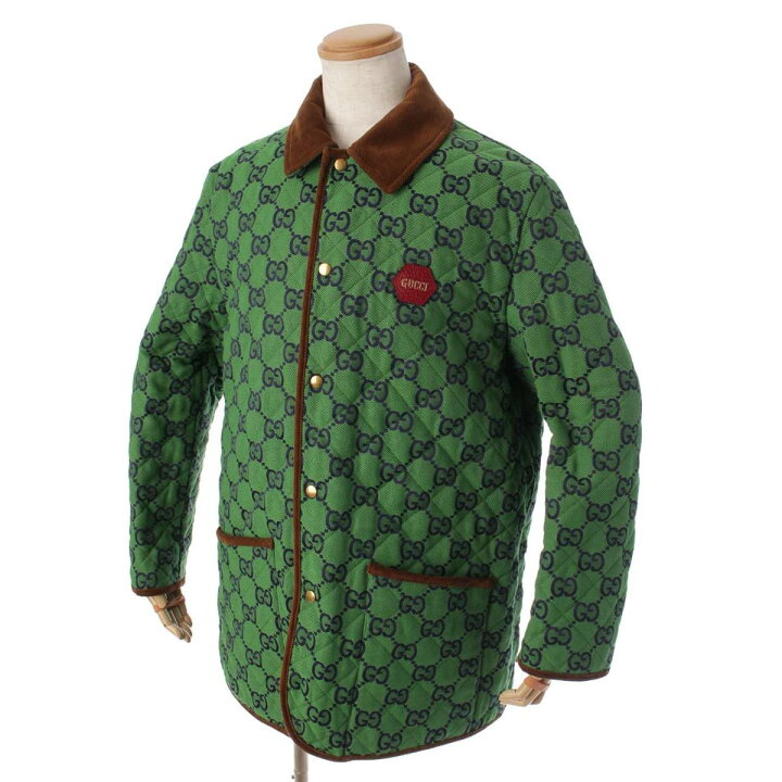楽天市場】【グッチ】Gucci MUSIC IS MINE GGキルティングジャケット 