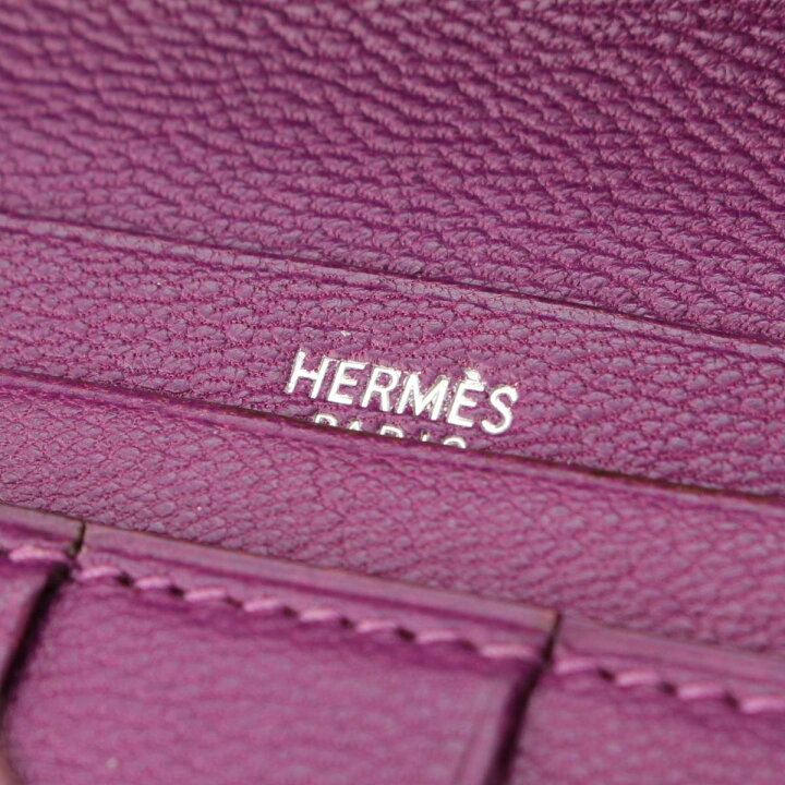 楽天市場】【エルメス】Hermes リザード ベアンスフレ 長財布 