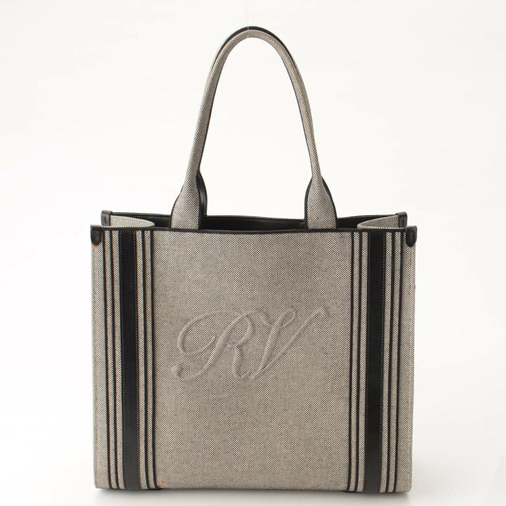 楽天市場】【ロジェヴィヴィエ】Roger Vivier ロゴ キャンバス×レザー 
