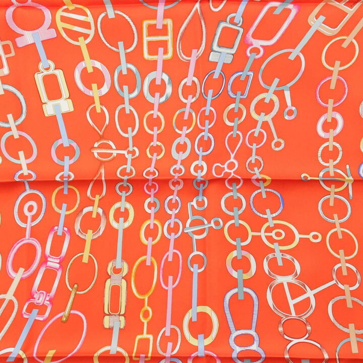 エルメス】Hermes カレ90 シルク スカーフ ド・レ・ブックル 003951S 