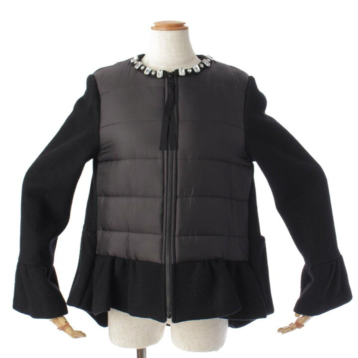 楽天市場】【ヨーコチャン】YOKO CHAN 19AW ビジュー付き ノーカラー 