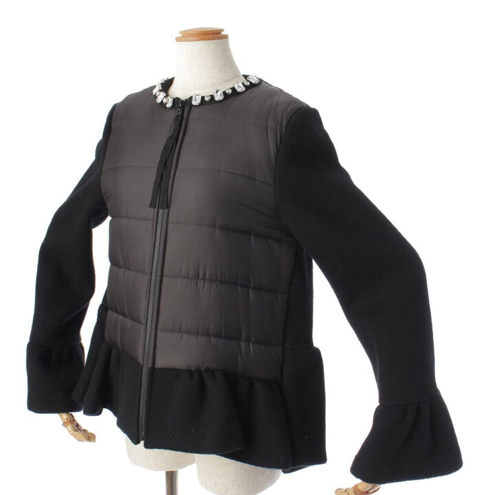 楽天市場】【ヨーコチャン】YOKO CHAN 19AW ビジュー付き ノーカラー  