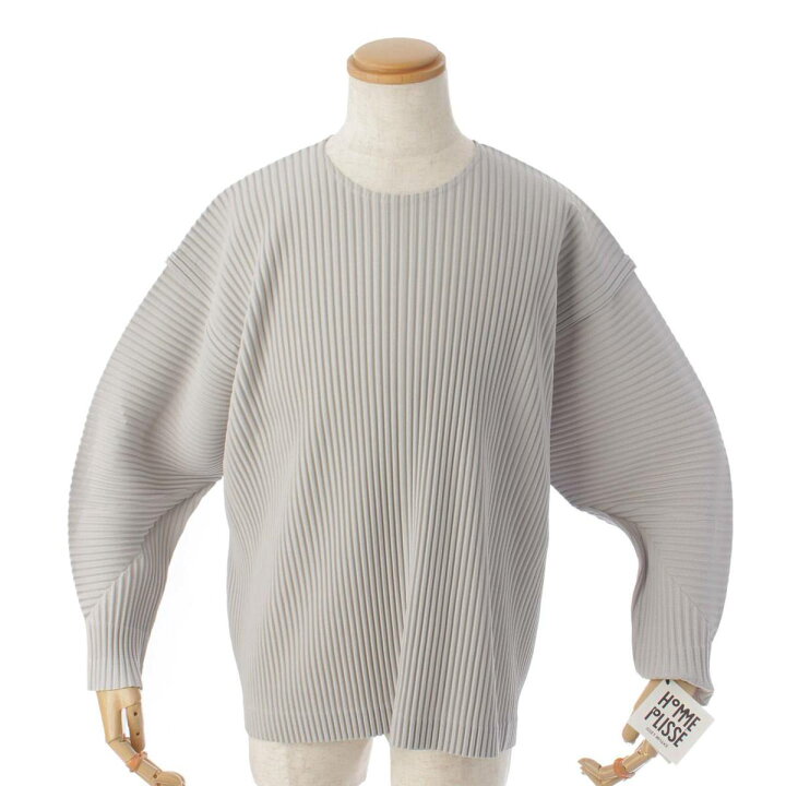 Issey Miyake トップス/長袖/ライトグレー/新品