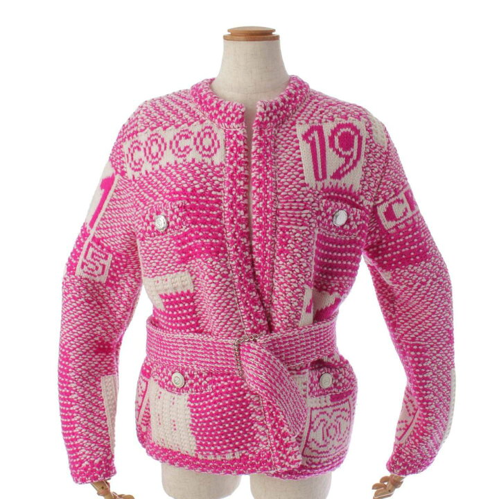 楽天市場】【シャネル】Chanel 20C ココマーク ベルト付 カシミヤ  