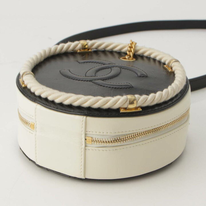 楽天市場】【シャネル】Chanel ヴィンテージカーフ ラウンド ロープ 