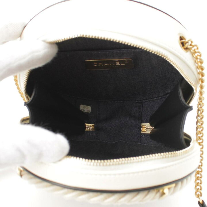 楽天市場】【シャネル】Chanel ヴィンテージカーフ ラウンド ロープ