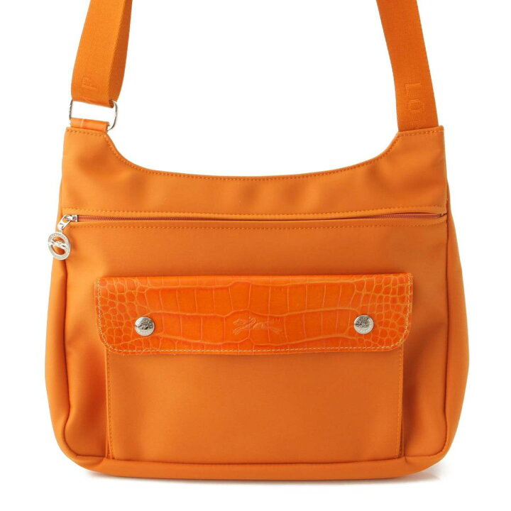 楽天市場】【ロンシャン】Longchamp ナイロンキャンバス 型押しレザー  