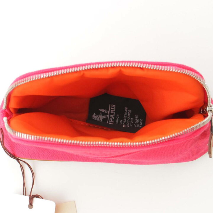 楽天市場】【エルメス】Hermes ボリードポーチ ミニミニ キャンバス  